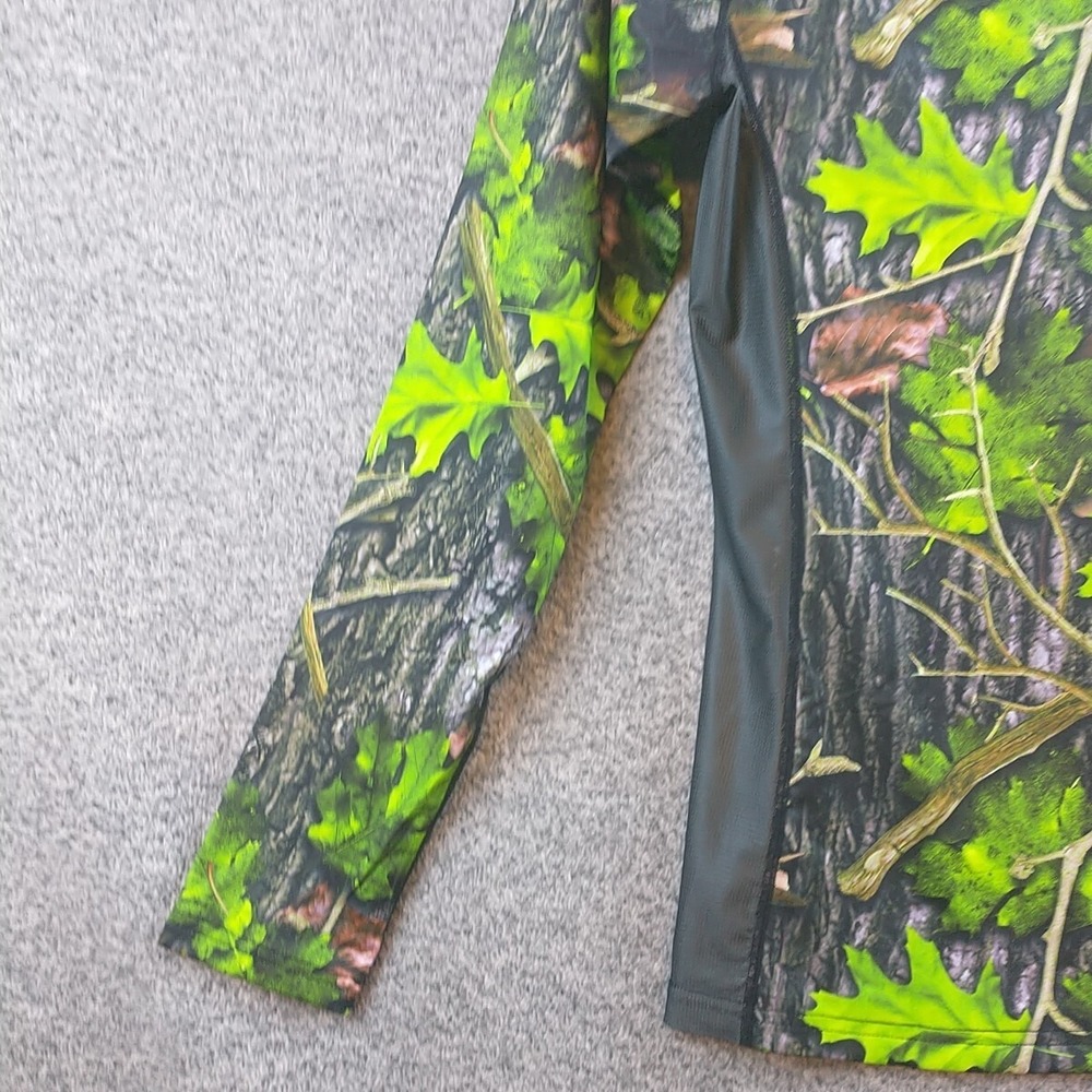 Bassdash Men Small Performance Fishing Shirt Camo Long Sleeve UPF 50+ NWT BG1253 - Picture 9 of 12